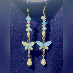 SHOJ Dragonfly Dangle Earrings